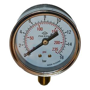 گیج فشار پکنز مدل 16bar-235psi