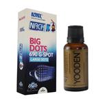 کاندوم ناچ کدکس مدل BIG DOTS بسته 10 عددی به همراه روغن یودن کد 01 حجم 30 میلی لیتر