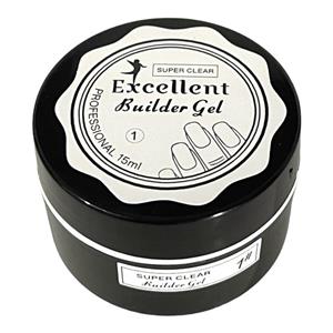 بیلدر ژل کاشت ناخن اکسلت مدل Super Clear حجم 15 میلی لیتر