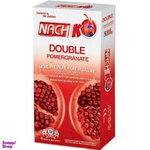 کاندوم ناچ کدکس مدل Double Pomegranate بسته 12 عددی به همراه روغن یودن کد 01 حجم 30 میلی لیتر