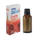 کاندوم ناچ کدکس مدل Double Pomegranate بسته 12 عددی به همراه روغن یودن کد 01 حجم 30 میلی لیتر