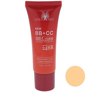 کرم پودر گلد آنجل مدل BB CC شماره 01 حجم 45 میلی لیتر