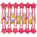 Zibasazan Flower Doll Clothes Peg pack Of 12