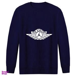 سویشرت مردانه طرح AIR JORDAN کد R03 رنگ سورمه ای