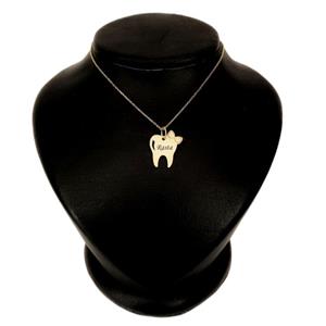 گردنبند طلا 18 عیار بچگانه لیردا مدل اسم رستا کد 20201
