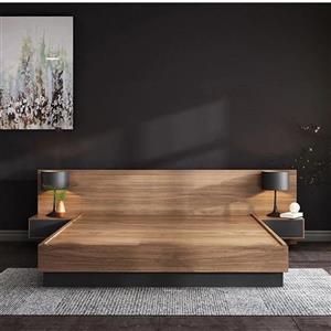 تخت خواب دو نفره مدل آراه سایز 290*210 سانتی متر