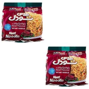 نودل گوشت هاتی کارا  2 بسته 5 عددی