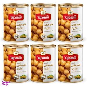 کنسرو نخود طلایی کابلی چنا شهدین - 370 گرم بسته 6 عددی