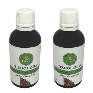 روغن بادام تلخ تیزگل مدل 005 حجم 100 میلی لیتر بسته 2 عددی