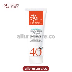 کرم ضد آفتاب بدون رنگ لیمپیو مدل SPF40 محافظ UVA ،UVB و PA   ، ضد لک و حساسیت، تنظیم ترشح چربی پوست، مناسب پوست‌ چرب و مختلط حجم 50 میلی‌لیتر