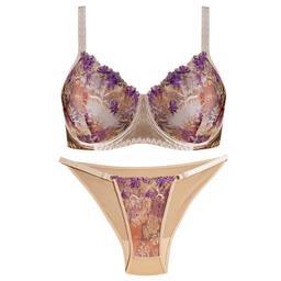 ست شورت و سوتین زنانه کارنا رز مدل فنردار کد 5035-5005-3 رنگ کرم