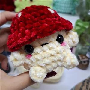 عروسک بافتنی مدل قارچ