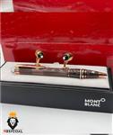 ست لوکس مردانه خودکار و دکمه سر دست مون بلان  0110 MONTBLANC