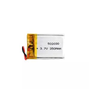 باتری لیتیوم پلیمر مدل 502030 ظرفیت 250mAh ولتاژ 3.7V