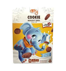 غلات صبحانه کوکی کاکائویی الفی - 300 گرم