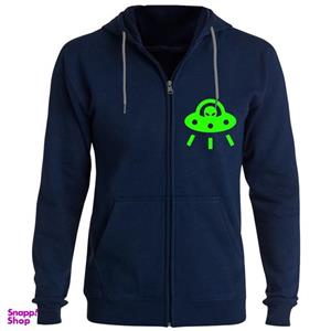 سویشرت مردانه طرح سفینه کد FS115 رنگ سرمه ای