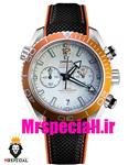 ساعت امگا سیمستر مردانه کرنوگراف بند برزنتی صفحه سفید OMEGA Seamaster 020787