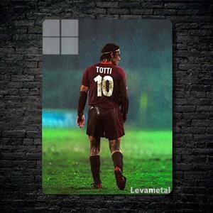 متال پوستر فوتبالی از توتی totti با کد A-116