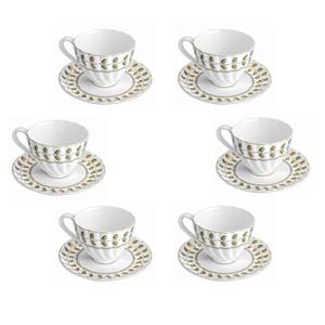 ست فنجان و نعلبکی 12 پارچه گلدکیش طرح رویسا کد GK701108-2