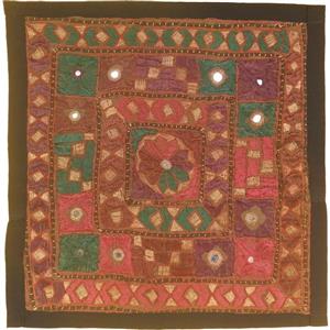 رومیزی سوزن دوزی مدل عسلی کد SOO34