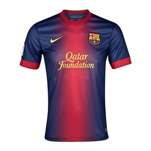 تی شرت ورزشی مردانه مدل بارسلونا Home 2013