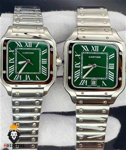 ساعت مچی ست زنانه و مردانه کارتیه سانتوز اتومات Cartier SANTOS 01920