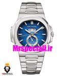 ساعت مردانه پتک فیلیپ ناتیلوس اتوماتیک استیل صفحه ابی دی دیت Patek Philippe NUATILOS 020674