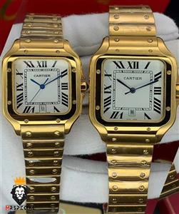ساعتمچی ست زنانه و مردانه کارتیه سانتوز اتومات Cartier SANTOS 01923