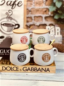 نیم ماگ تپل استار باکس درب بامبو کد 1192