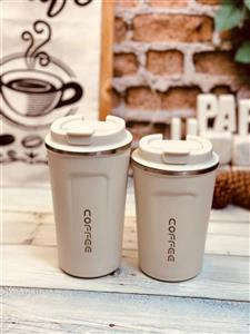 تراول ماگ بدنه پلاستیکی کافی coffee حجم 500 میل کد 1119