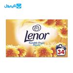 ورق کاغذی خوشبو کننده لباس لنور Lenor رایحه نسیم تابستانی بسته 34 عددی