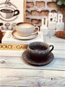 فنجان لته  خوری کنگره ای کد 2243