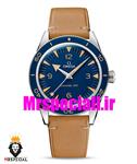 ساعت مردانه امگا سیمستر اتوماتیک چرم صفحه ابی OMEGA SEAMASTER 300 Co-Axial 020668