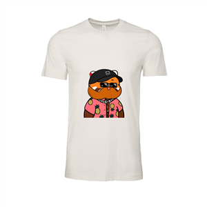 تیشرت گیمینگ طرح پاندا لاکچری کلاهدار