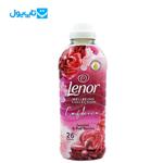 نرم کننده لباس لنور Lenor با رایحه یاس و توت قرمز حجم 858 میلی لیتر