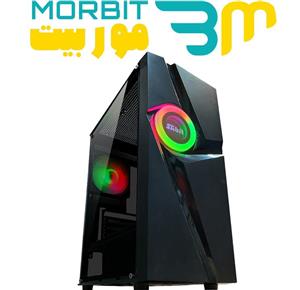 کیس گیمینگ حرفه‌ای SABIT CG-22 EcoLite I3 12100F 8GB 500GB SSD 8GB RX 580