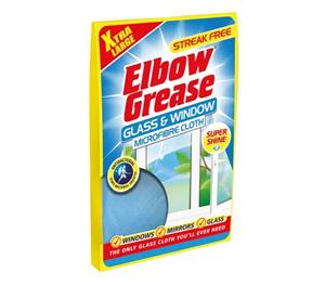 دستمال شیشه البو گریس Elbow Grease مدل Microfiber بسته 1 عددی