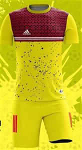 ست پیراهن شورت فوتبال مردانه adidas کد 009