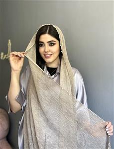 شال حریر شیشه ای کد ۳۹۱