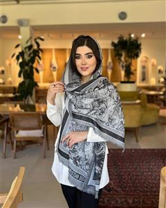 شال کشمیر طرح دیور جنگل کد ۵۰۶