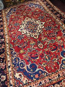 فرش دستباف شش  متری مهربان همدان (کارکرده درحدنو) کد 132 مدل 386820