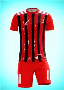 ست پیراهن شورت مردانه فوتبال adidas کد 004