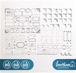 مجموعه کامل وکتور طرح حاشیه و کادر بردر