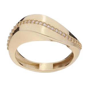 انگشتر طلا 18 عیار زنانه گلدم مدل R-3090025 -