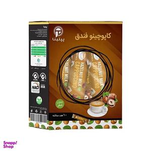 کاپوچینو با طعم فندق بدون شکر پپتینا بسته 10 عددی