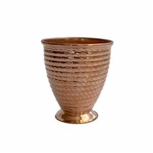 لیوان مسی مدل جاخلالی چکشی کد ZH358
