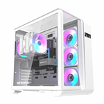 کیس کامپیوتر گیمینگ دارک فلشDarkFlash L280 wh ATX Gaming Case