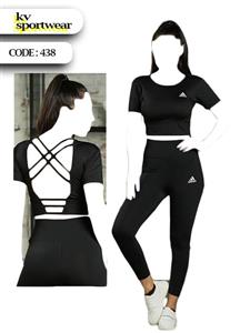 ست کراپ لگ ورزشی آدیداس زنانه سابلی کد 001