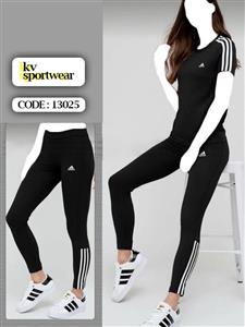 ست تیشرت شلوار ورزشی زنانه adidas کد 009