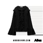 پیراهن زنانه زارا ZARA WOOL RUFFLE CARDIGAN